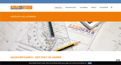 Desktop Screenshot of kauscher-haustechnik.de