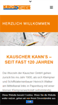 Mobile Screenshot of kauscher-haustechnik.de